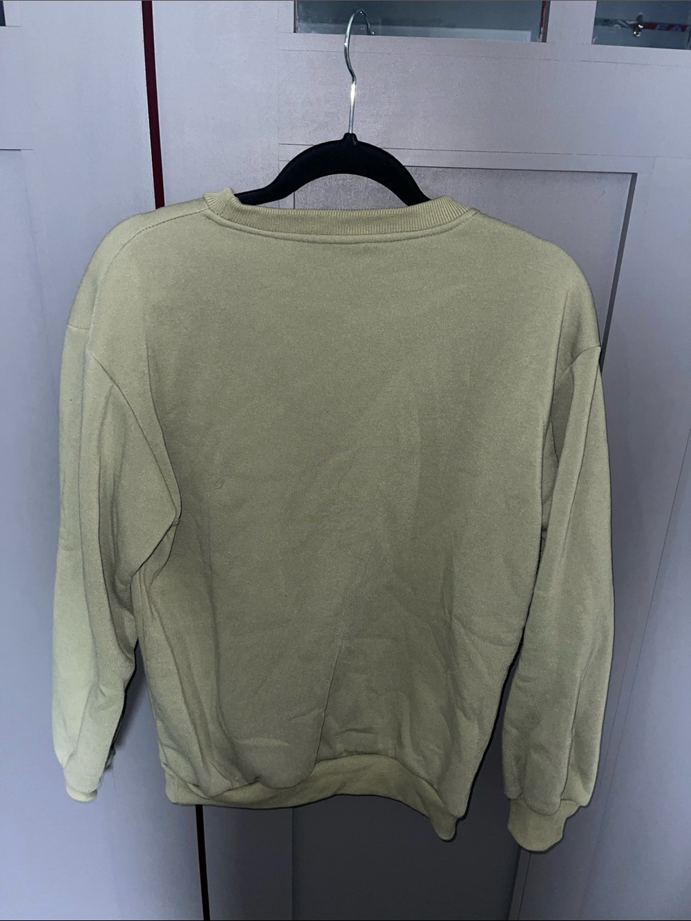 Men's Crewneck Sweatshirt - Light Sage - Picture 2 of 4